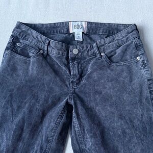 Women's corduroy Charcoal Flare Jeans size 26, brand new no tags.